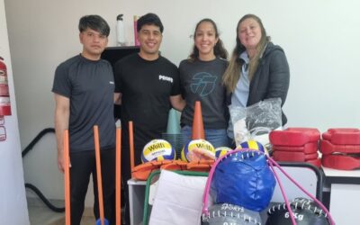 Entregamos nuevo material deportivo para las escuelitas municipales