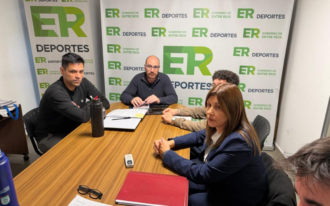 Ubajay gestionó ante la Provincia programas y recursos para fortalecer el deporte local