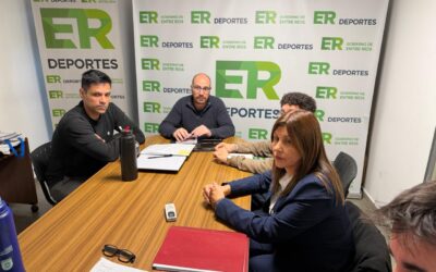 Ubajay gestionó ante la Provincia programas y recursos para fortalecer el deporte local